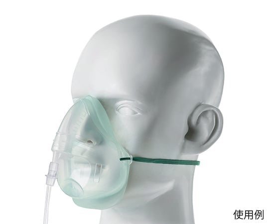 7-7192-01 エコライト 酸素用マスク 中濃度マスク（大人用） 40個入 1135015