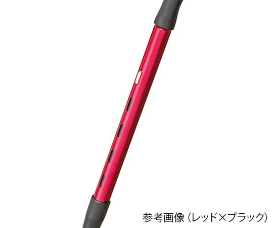 7-7200-04 伸縮式ステッキ 愛杖楽スマ ピンク×ピンク R-4