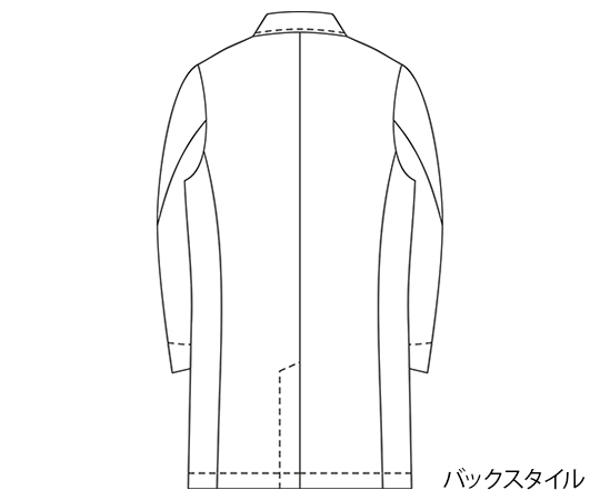 7-7213-01 診察衣シリーズ メンズ診察衣 S KZN113-40 S