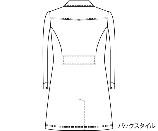 レディス診察衣（診察衣シリーズ）　M　KZN127-40 M