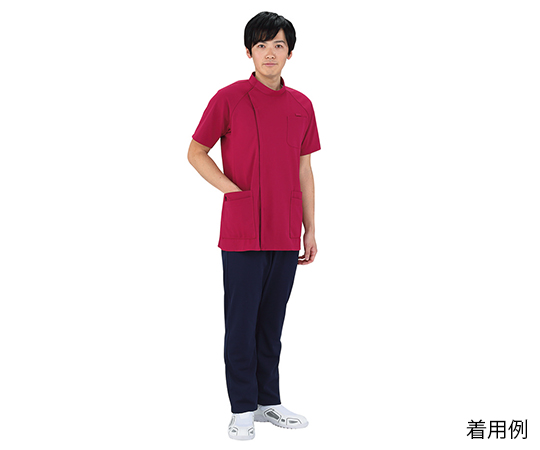 男女兼用・動体裁断シリーズ　スラックス　ネイビー　S