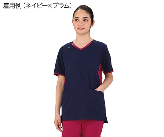 大好き 7-7255-01 男女兼用・動体裁断シリーズ スクラブ ネイビー 医療・衛生