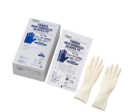 7-7320-04 トーマニューサジカルグローブPF 7号 1箱（20双入
