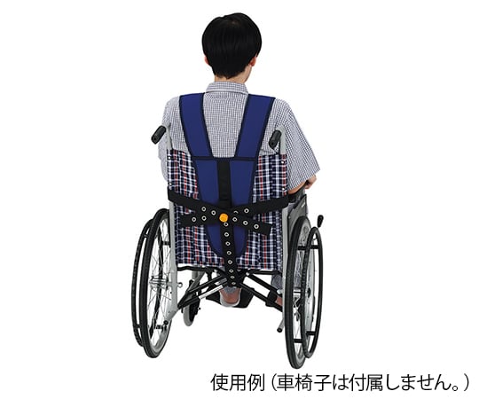 メディカルプロジェクト7-7323-01　ベスト型車椅子抑制帯 SCF4165