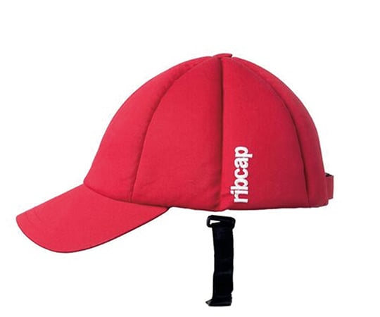 Ribcap7-7453-01　保護キャップ　Baseball　レッド　中