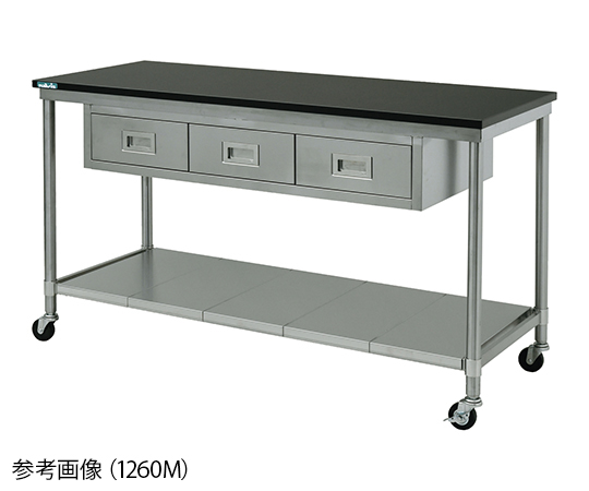 メラミン天板作業台　片面式　1500×750×850