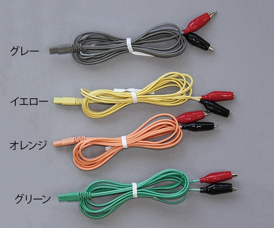 鍼電極低周波治療器　ラスパーA・MC　交換用通電コードセット4色×各1本　KE-116D