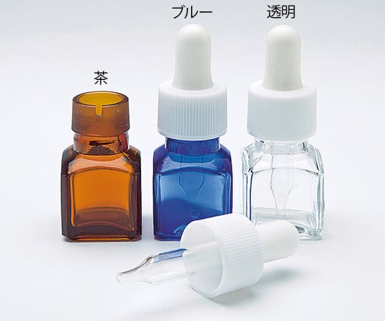 7-8153-02 スポイト薬瓶 9mL ブルー G-03