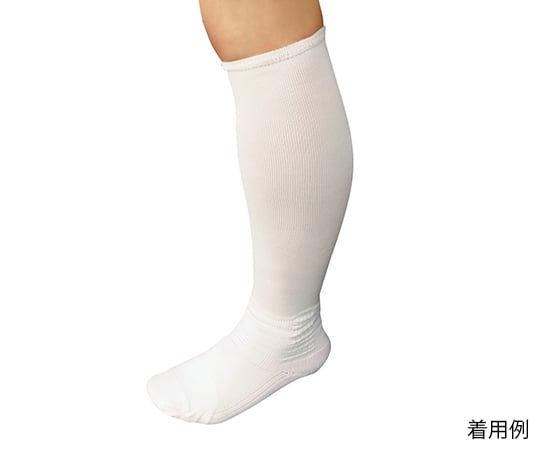 むくみ対策くつ下（締め付けずにむくみ対策）　白　25～26cm