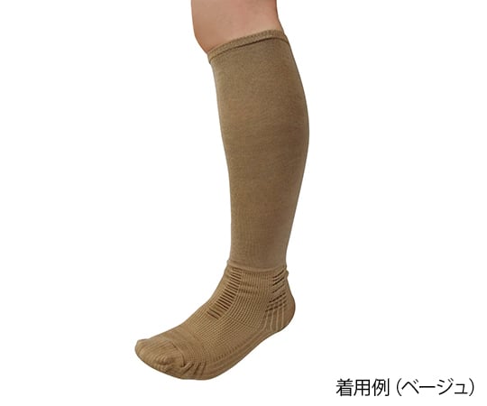 むくみ対策くつ下（締め付けずにむくみ対策）　ベージュ　24～25cm