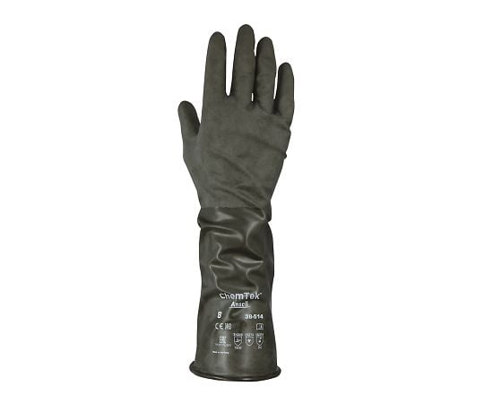 7-823-02 化学防護手袋（ブチルゴム） M 38-514