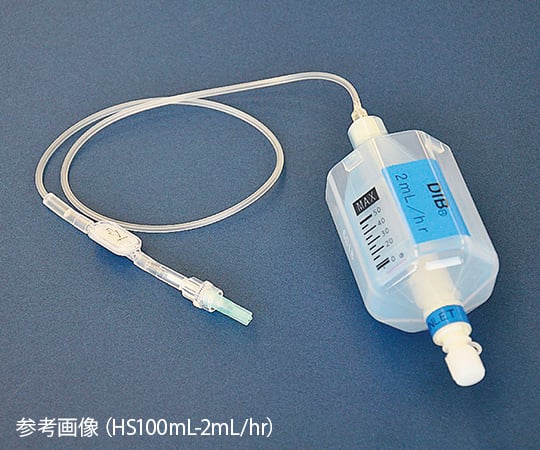 7-8240-02 DIBカテーテル（スライドシェルタイプ） 10本入 HS200mL-4mL/hr