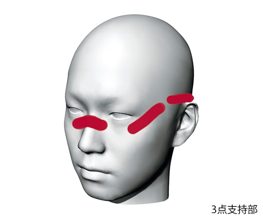 【医療機器クラス1】シャルマン7-8288-02　X線防護眼鏡　ダークグレー 61-202MDG