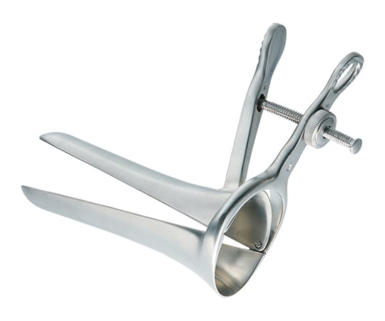 7-8309-02 ステンレス・クスコー膣鏡（つや消し） M 91792300 【AXEL