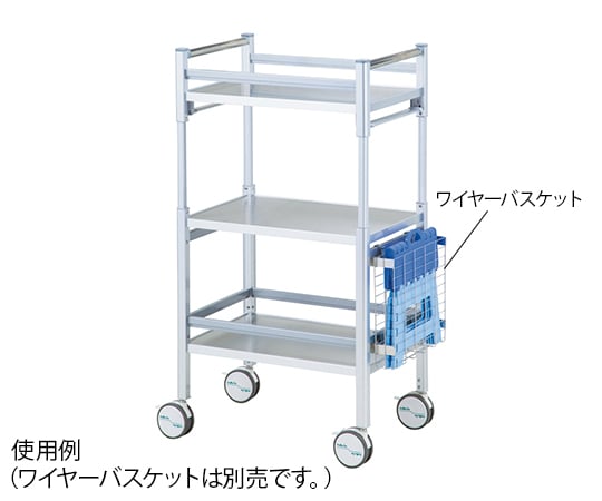 7-8366-01 ライトな昇降式回診車 本体