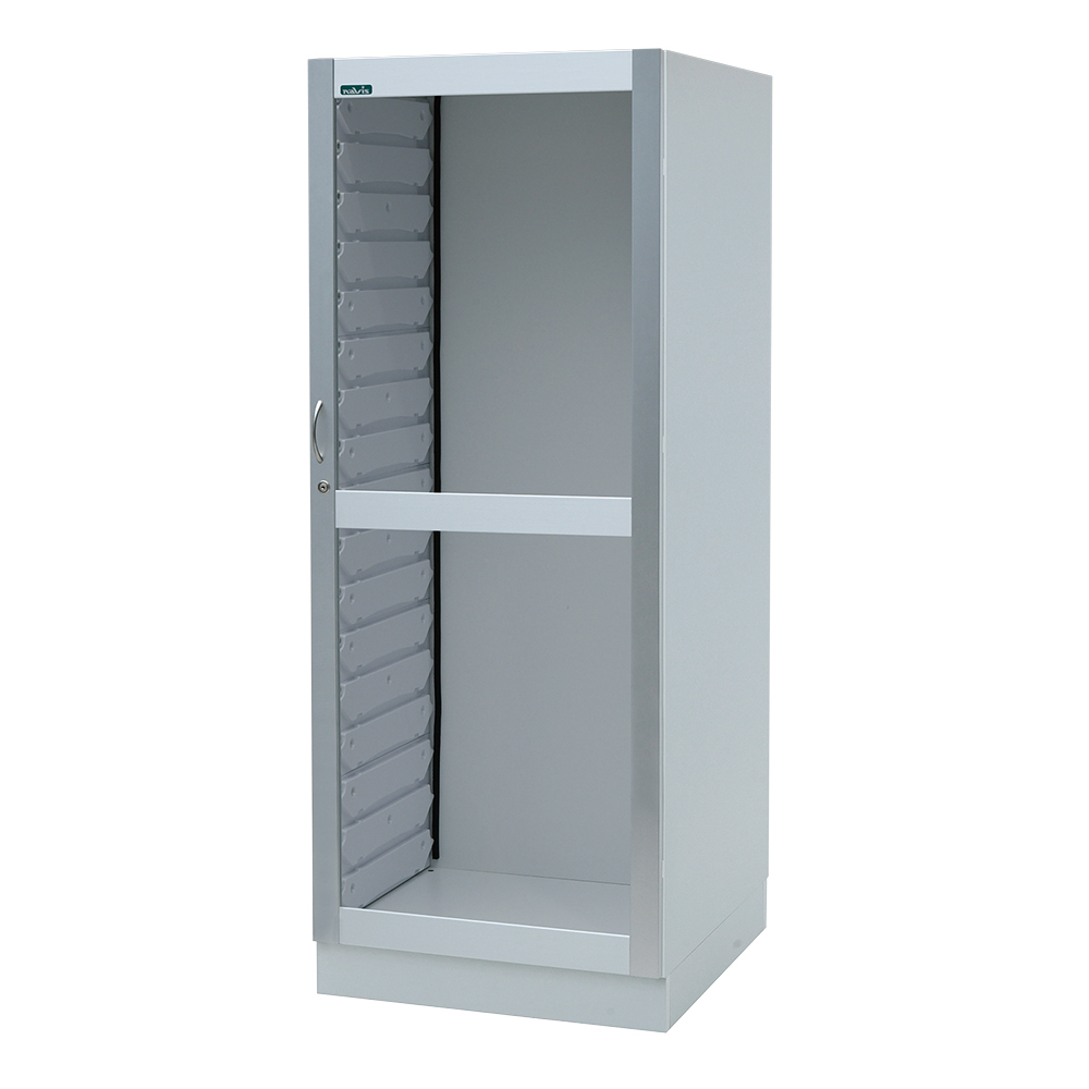 アルテイア物品収納キャビネット（本体・引出し無し）　窓付き片開き扉