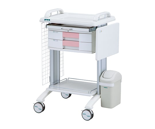 ナビス(アズワン)7-8433-01 カレンカートII(PC・ステンレスバット仕様) ピンク SC-PC1SP