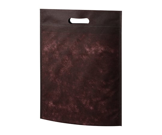 不織布バッグ（無地）　小判抜きA4薄手　100枚入　ダークブラウン