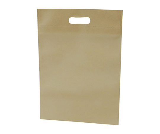 不織布バッグ（無地）　小判抜きA4　100枚入　ベージュ