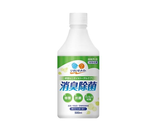 白元アース7-8493-11　消臭除菌スプレー（いきいきメイト）　つけかえ用（500mL） 54002-0