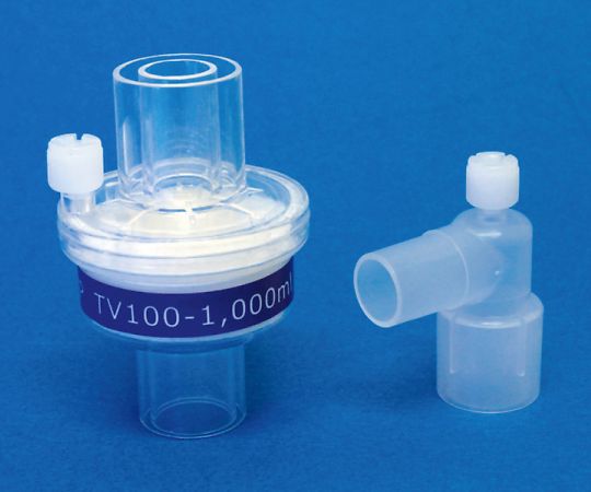 7-850-02 ベンタエイドF（フィルター付き人工鼻） ポート付き 25個入