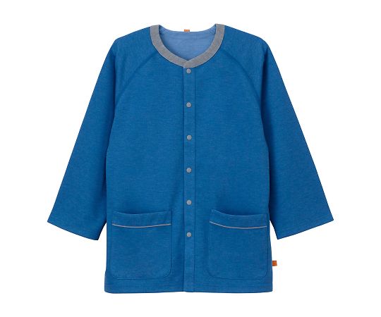 患者用上衣（男女兼用）　ブルー　L