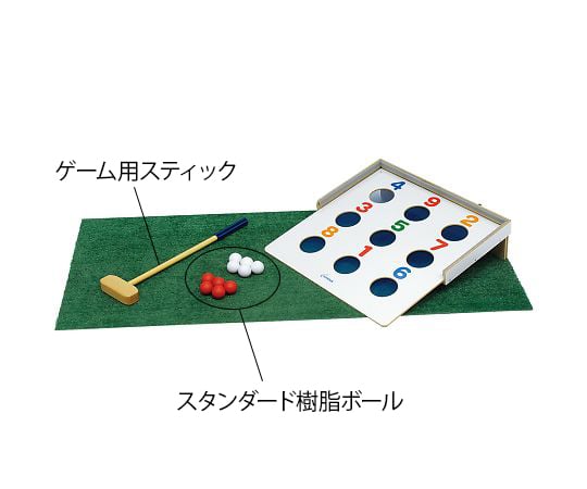 トーエイライト7-8930-11　ビンゴボードゲーム用スタンダード樹脂ボール60（赤・白各5個） B-3441