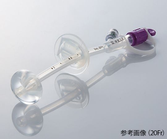 【滅菌】【医療機器クラス2】クリエートメディック7-8963-01　胃瘻交換用カテーテル（コンパクトタイプ）　14Fr 8000016311