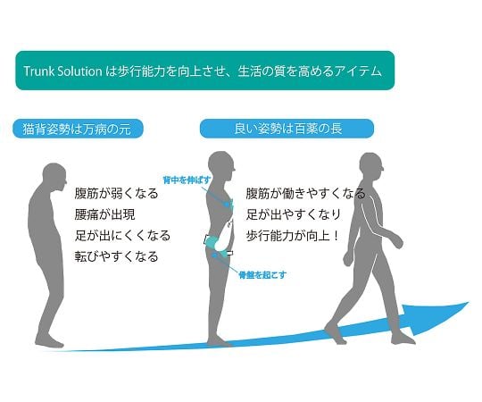 トランクソリューション7-8994-01　トランクソリューション（体幹訓練機器）　本体セット（Sサイズ）