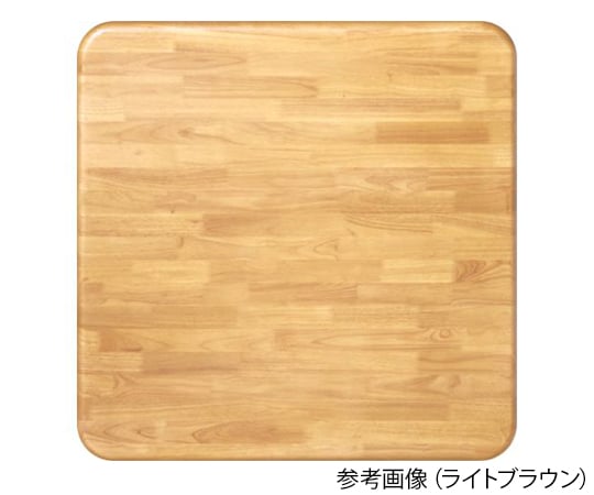 【組立必要】グローリープラン7-9007-02　天然木テーブル　ブラウン　正方形　2人掛け TS1-K9090 BR