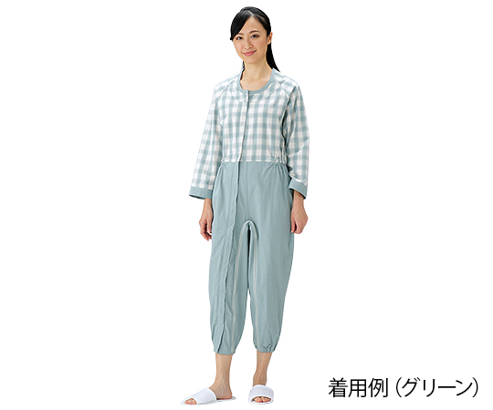 制菌前開き介護用ねまき　イエロー　M