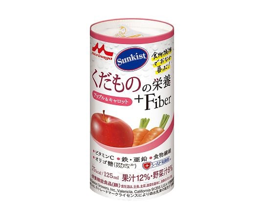 珍しい 7-9089-02 全日本送料無料 くだものの栄養+Fiber 栄養補助食品 アップル キャロット