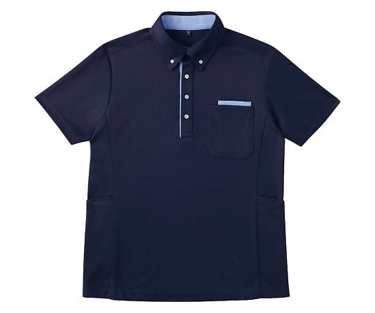 WHISEL（自重堂）7-9141-02　半袖BDポロシャツ（男女兼用）　ネイビー　S WH90918-029-S