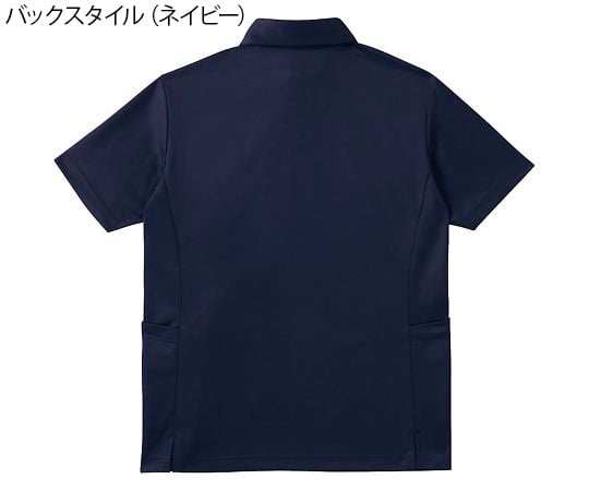 WHISEL（自重堂）7-9141-03　半袖BDポロシャツ（男女兼用）　ネイビー　M WH90918-029-M