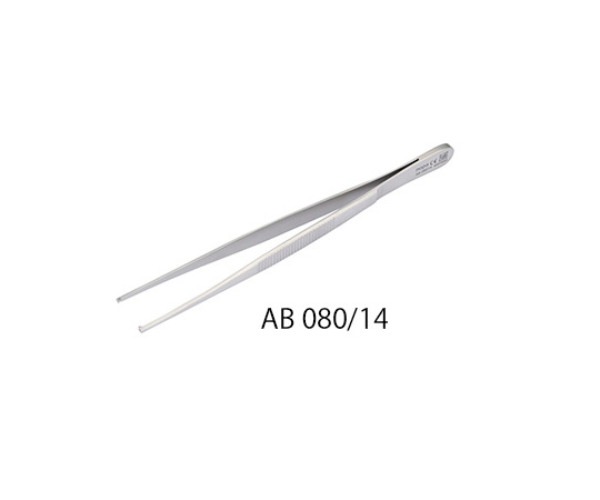 外科ピンセット　有鉤・直（細）　200mm