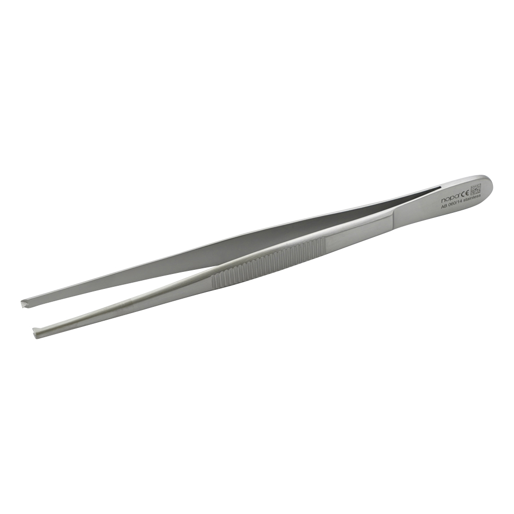 組織ピンセット　有鉤　1×2　爪　145mm