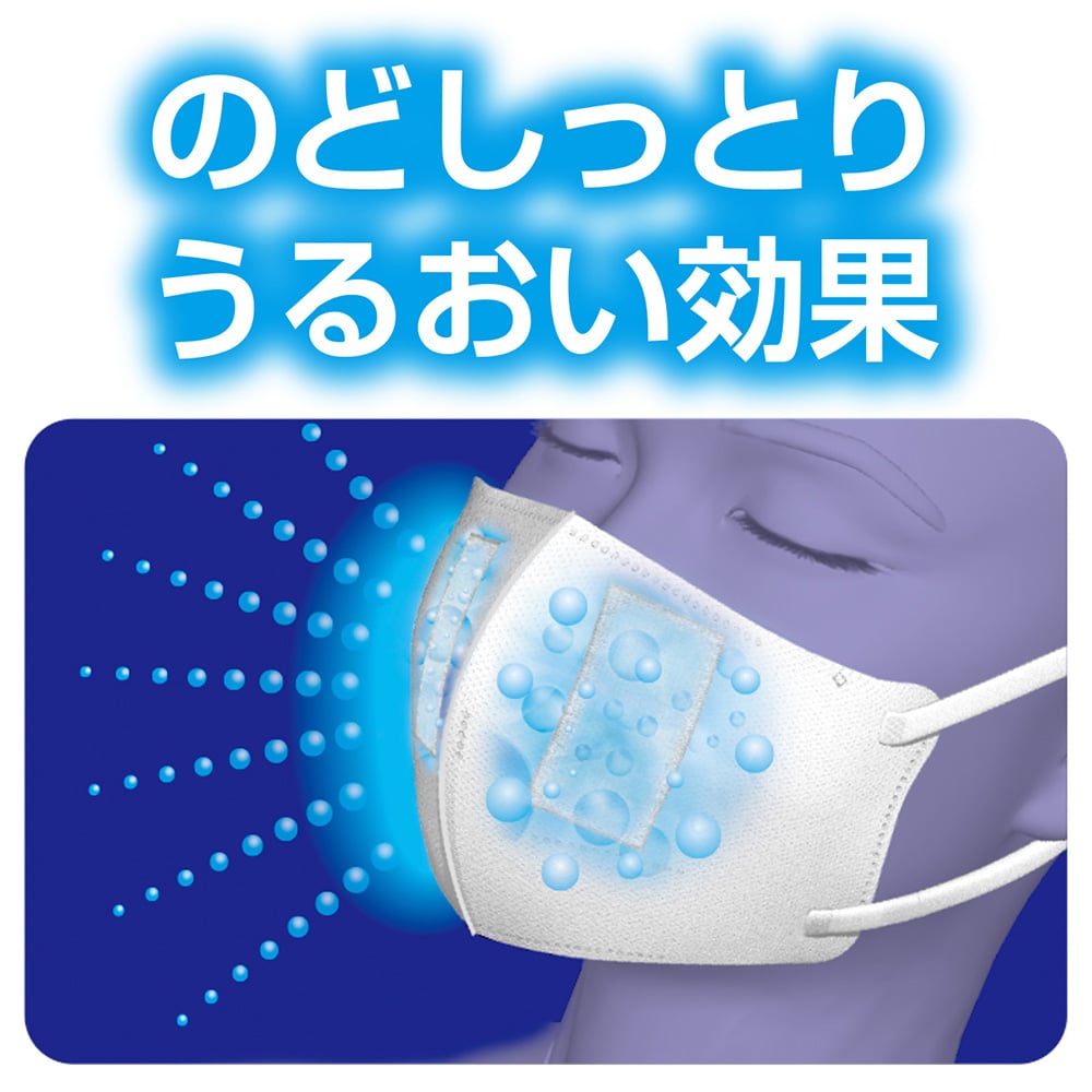 7-9501-01 快適ガード のど潤いぬれマスク 無香タイプ レギュラー 3 