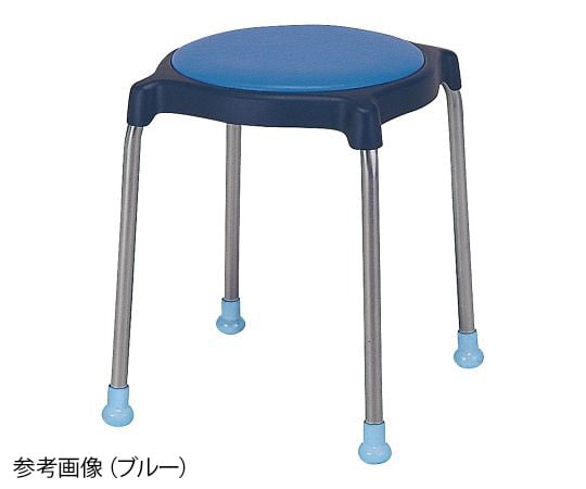7-9546-03スツール丸椅子グレー CUPPO-C