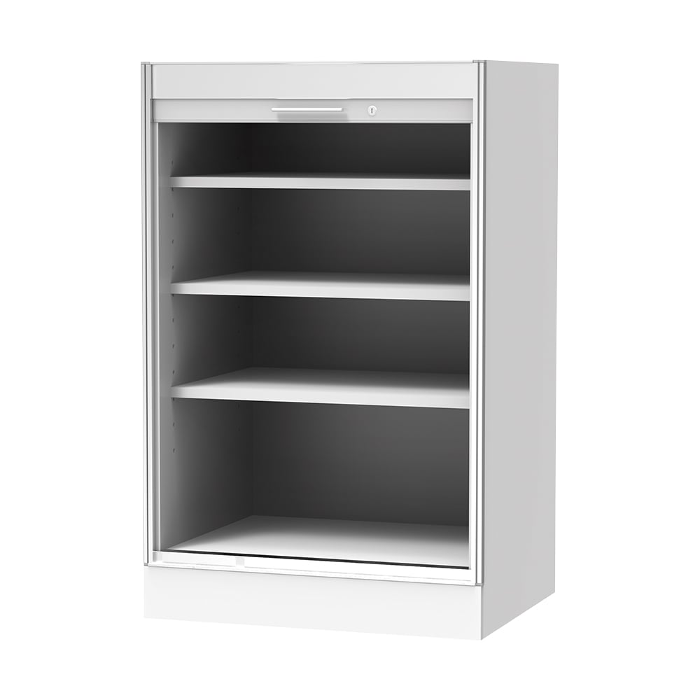 材料キャビネット（ロータイプ・棚板）　664×550×1050mm　シャッター