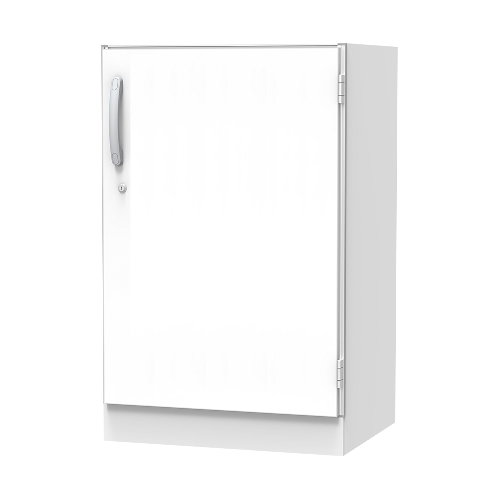 材料キャビネット（ロータイプ・棚板）　664×550×1050mm　片開き扉