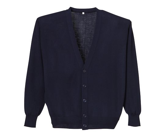 抗ピルメンズカーディガン　ネイビー　3L