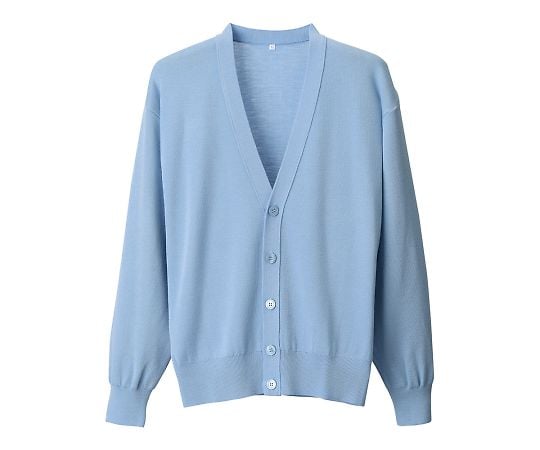 抗ピルメンズカーディガン　サックス　M