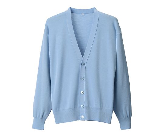 抗ピルメンズカーディガン　サックス　3L