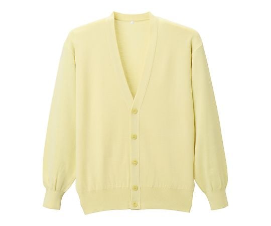 抗ピルメンズカーディガン　イエロー　L