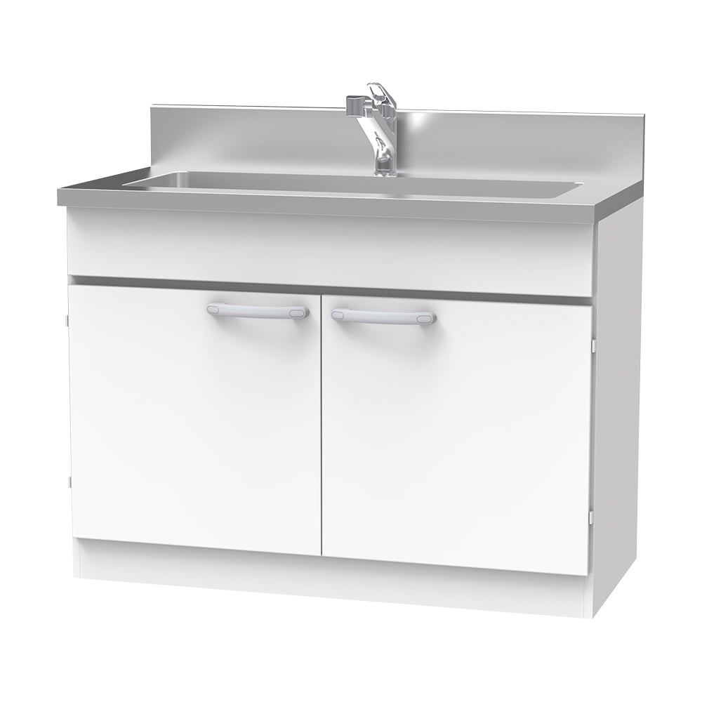 材料キャビネット（シンク）　シングル　1200×600×1050mm