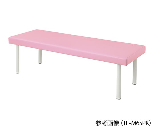 7-9954-05　カラフル診察台　600×1900×550mm　ピンク TE-M6019PK
