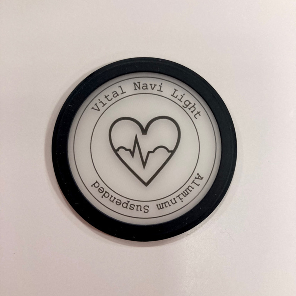 バイタルナビ聴診器　ライト　サスペンデッド・オプション　交換用ダイアフラム　ブラック