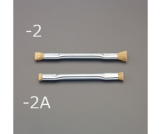 6.4x4.8/114mm 耐静電ブラシ(豚毛･ｽﾁｰﾙ柄)