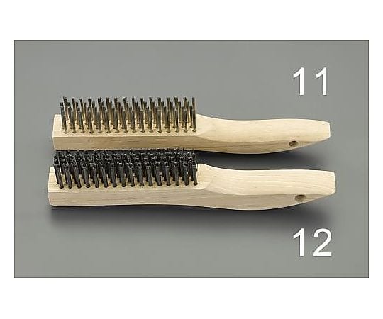 25x250mm 柄付ブラシ(ｶｰﾎﾞﾝｽﾁｰﾙ)