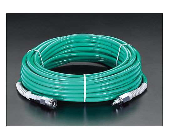 6.0/10.0mmx10m 高圧ホース(ｶﾌﾟﾗｰ付)